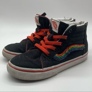Rainbow felt Vans